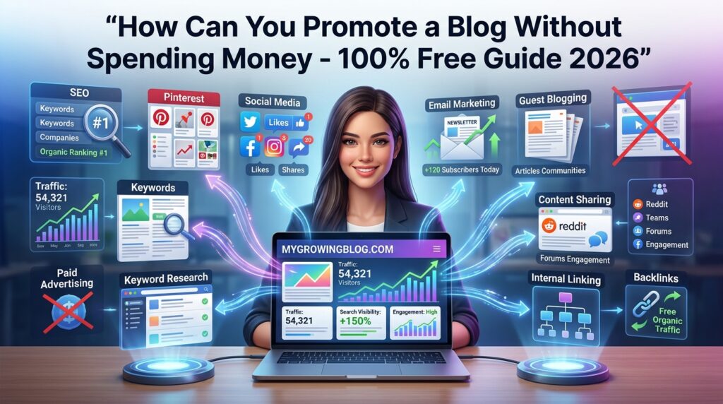How Can You Promote a Blog Without Spending Money – 100% Free Guide 2026