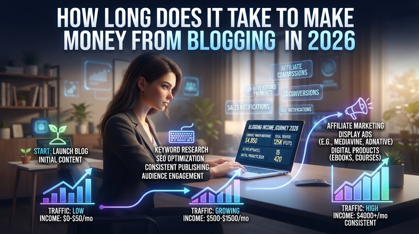 How Long Does It Take to Make Money From Blogging in 2026
