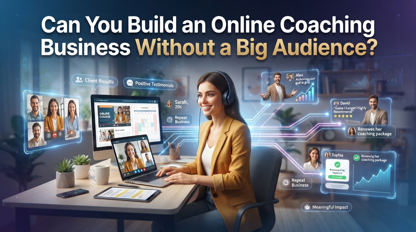 Can You Build an Online Coaching Business Without a Big Audience