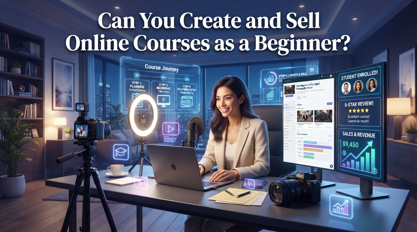 Can You Create and Sell Online Courses as a Beginner