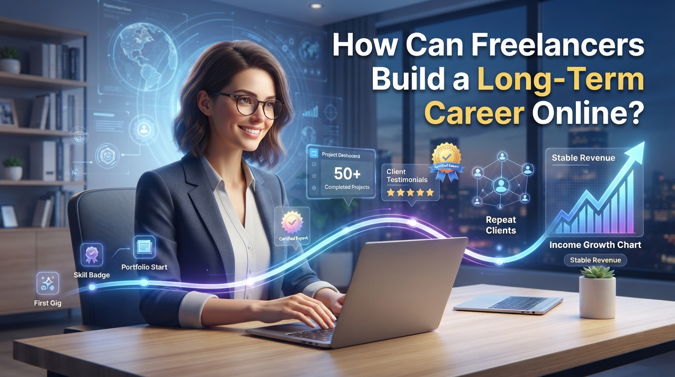 How Can Freelancers Build a Long-Term Career Online