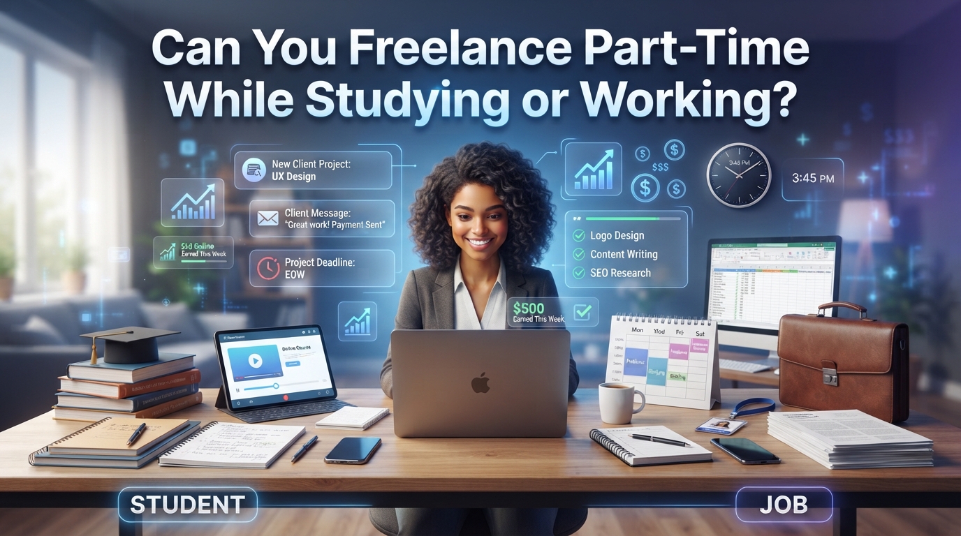 Can You Freelance Part-Time While Studying or Working